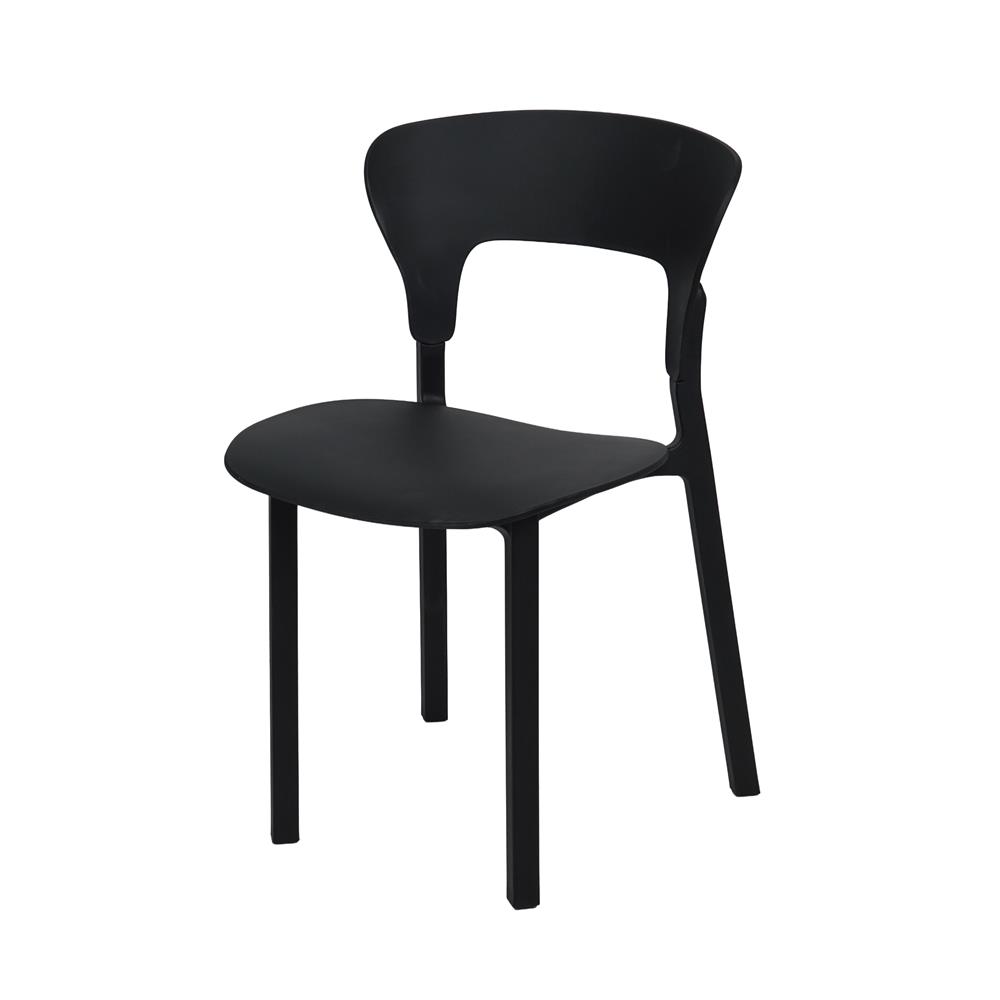 เก้าอี้พลาสติก SPRING GABY สีดำ_1
