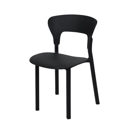 เก้าอี้พลาสติก SPRING GABY สีดำ