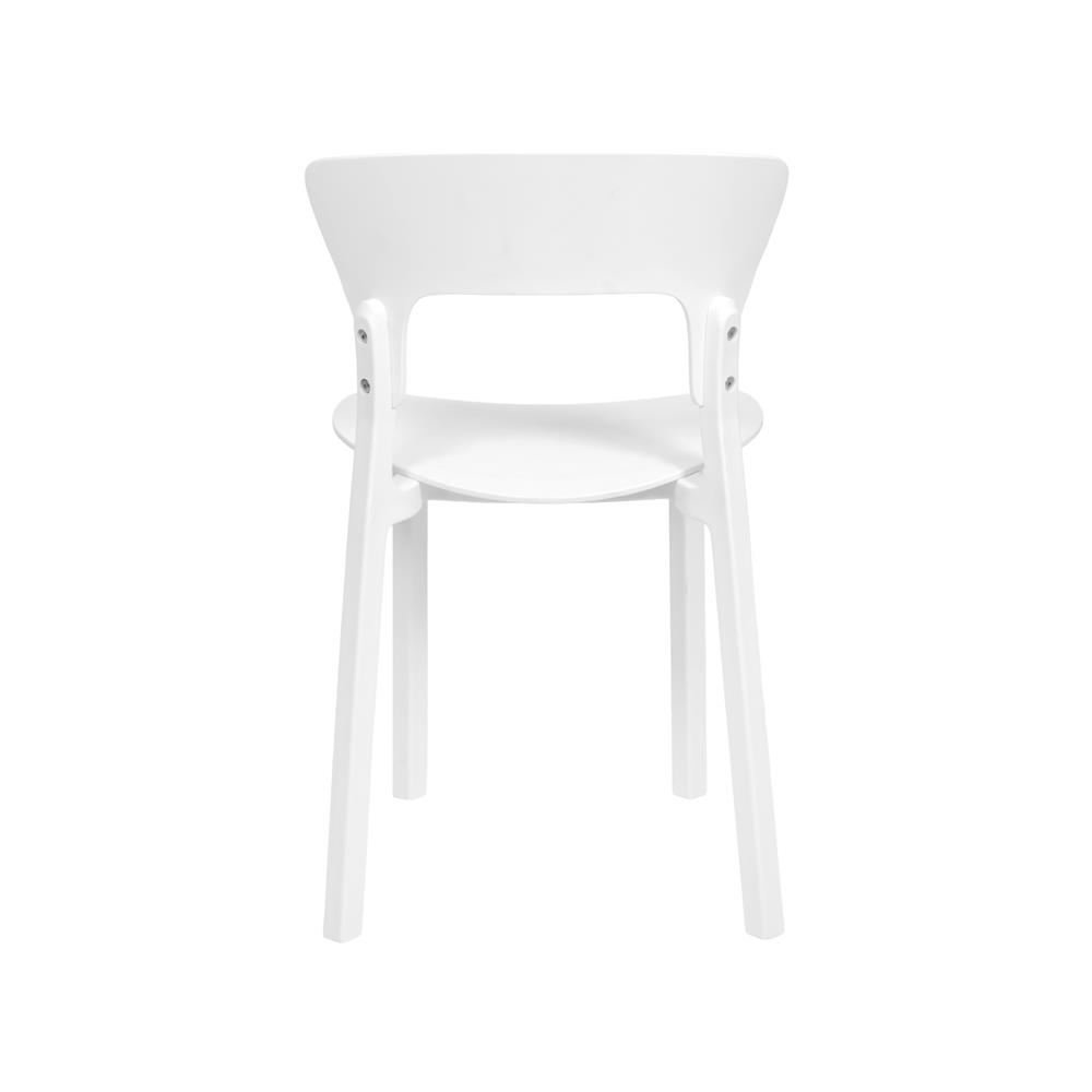 เก้าอี้พลาสติก SPRING GABY สีขาว