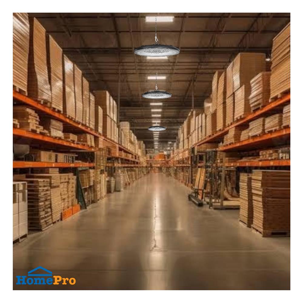 โคมไฮเบย์ LED LUMAX EHBL 200 วัตต์ DAYLIGHT สีดำ