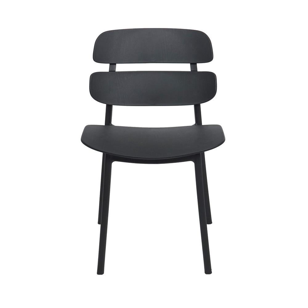 เก้าอี้พลาสติก SPRING TESSIE สีดำ