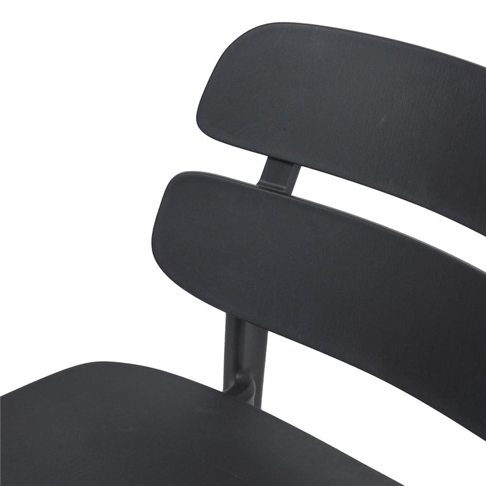 เก้าอี้พลาสติก SPRING TESSIE สีดำ