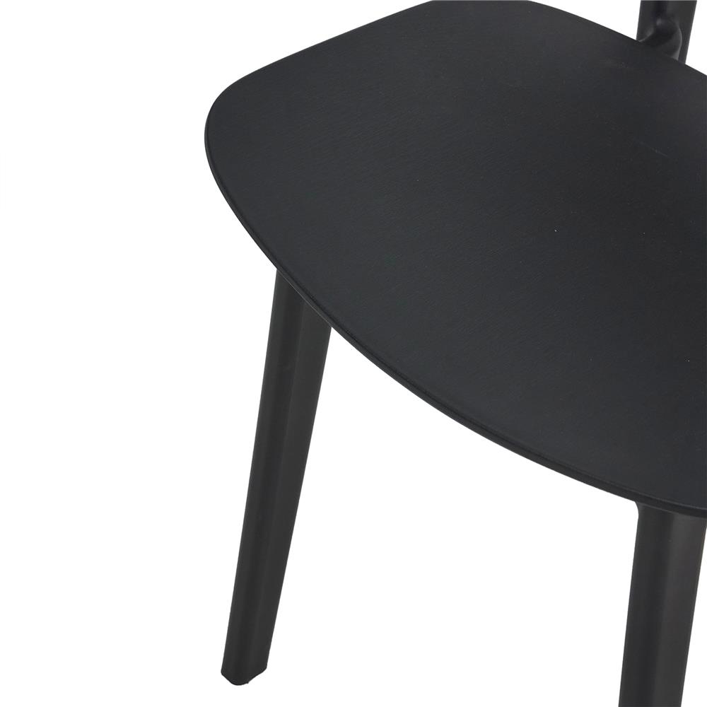 เก้าอี้พลาสติก SPRING TESSIE สีดำ