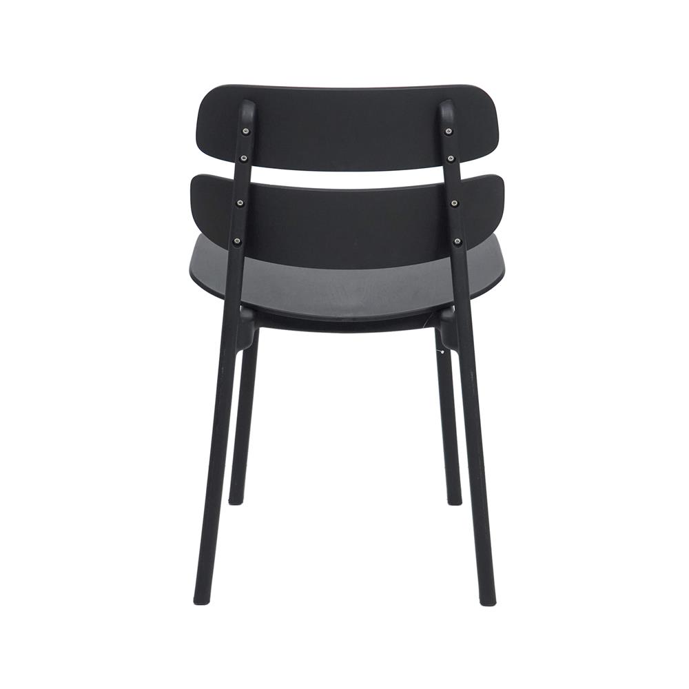 เก้าอี้พลาสติก SPRING TESSIE สีดำ