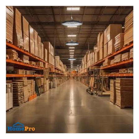 โคมไฮเบย์ LED LUMAX EHBL 150 วัตต์ DAYLIGHT สีดำ_5