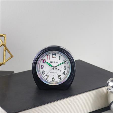 นาฬิกาปลุก RHYTHM CRE815NR71 3.2X3.1 นิ้ว สีดำ_4