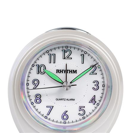 นาฬิกาปลุก RHYTHM CRE815NR03 3.2X3.1 นิ้ว สีขาว_1
