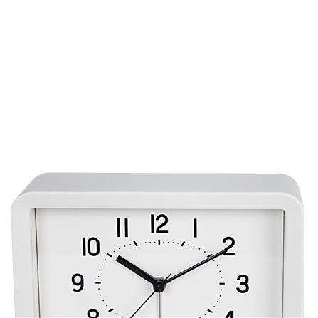 นาฬิกาตั้งโต๊ะ RHYTHM 8RE675SR03 5.8X4.1 นิ้ว สีขาว_1