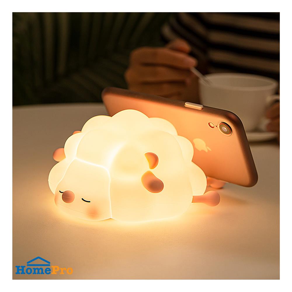 ไฟตั้งโต๊ะ LED MOFII SLEEPING SHEEP 0.5 วัตต์ สีขาว/ชมพู