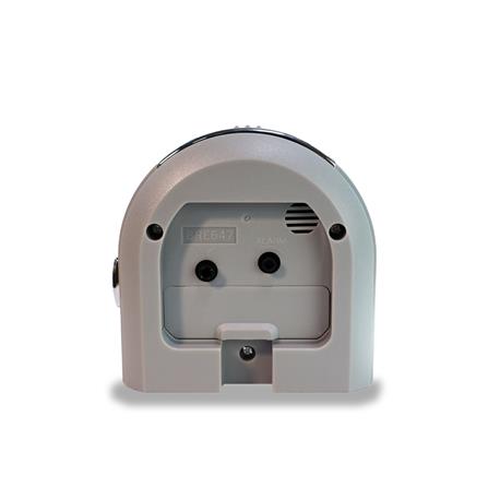 นาฬิกาปลุก RHYTHM 8RE647WR19 3.8X3.7 นิ้ว สีเงิน_3