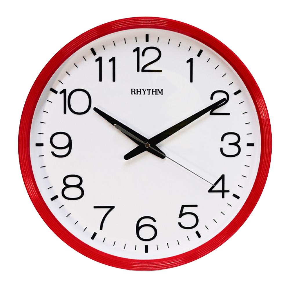นาฬิกาแขวน RHYTHM CMG494NR01 14.1 นิ้ว สีแดง