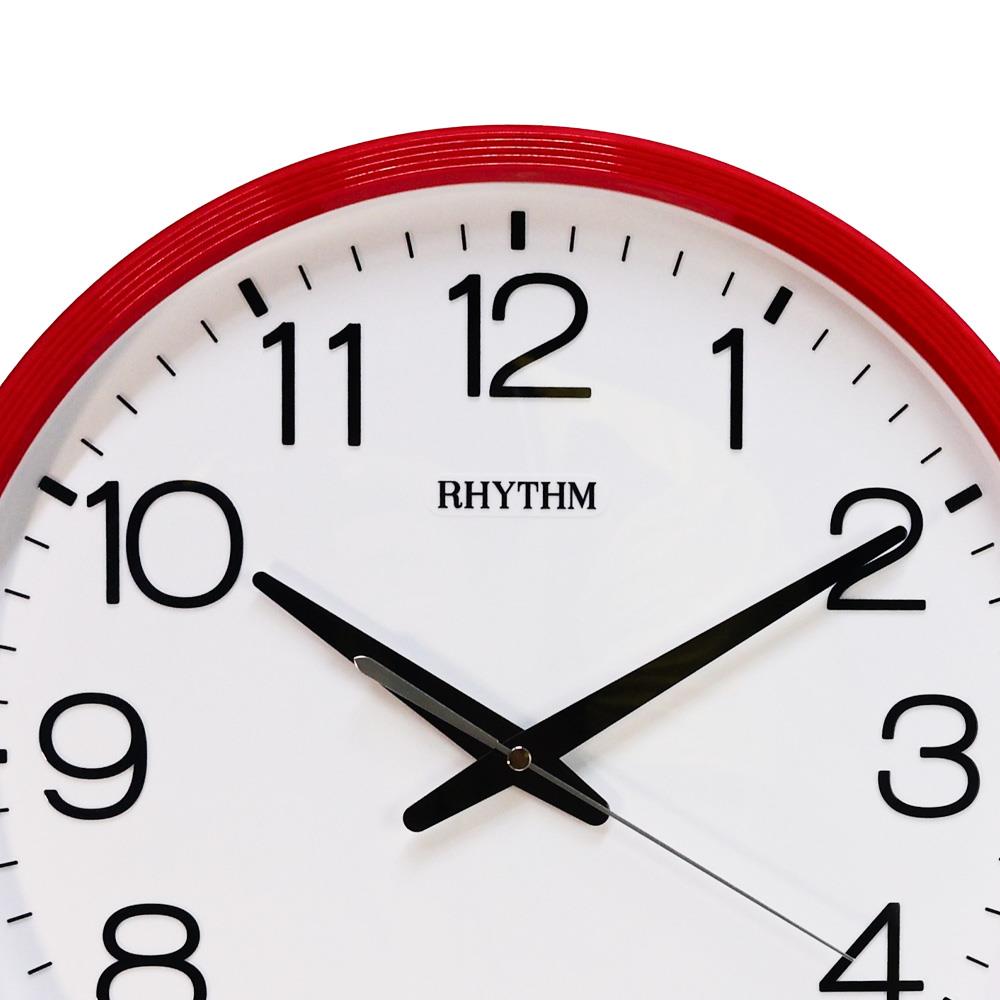 นาฬิกาแขวน RHYTHM CMG494NR01 14.1 นิ้ว สีแดง