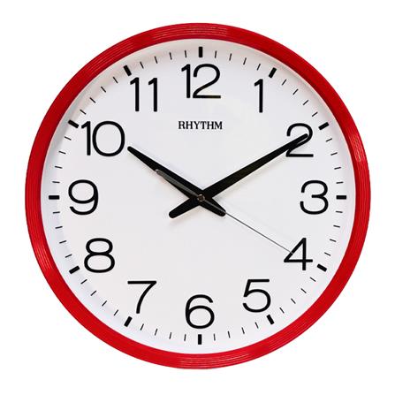 นาฬิกาแขวน RHYTHM CMG494NR01 14.1 นิ้ว สีแดง_0