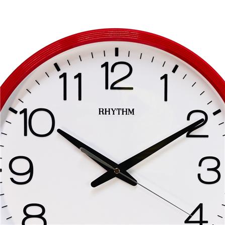 นาฬิกาแขวน RHYTHM CMG494NR01 14.1 นิ้ว สีแดง_1