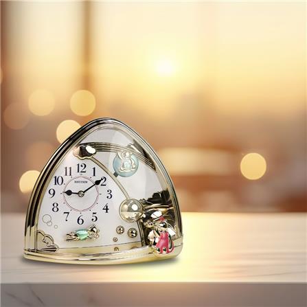 นาฬิกาตั้งโต๊ะ RHYTHM 4SG762SR18 สีทอง_3