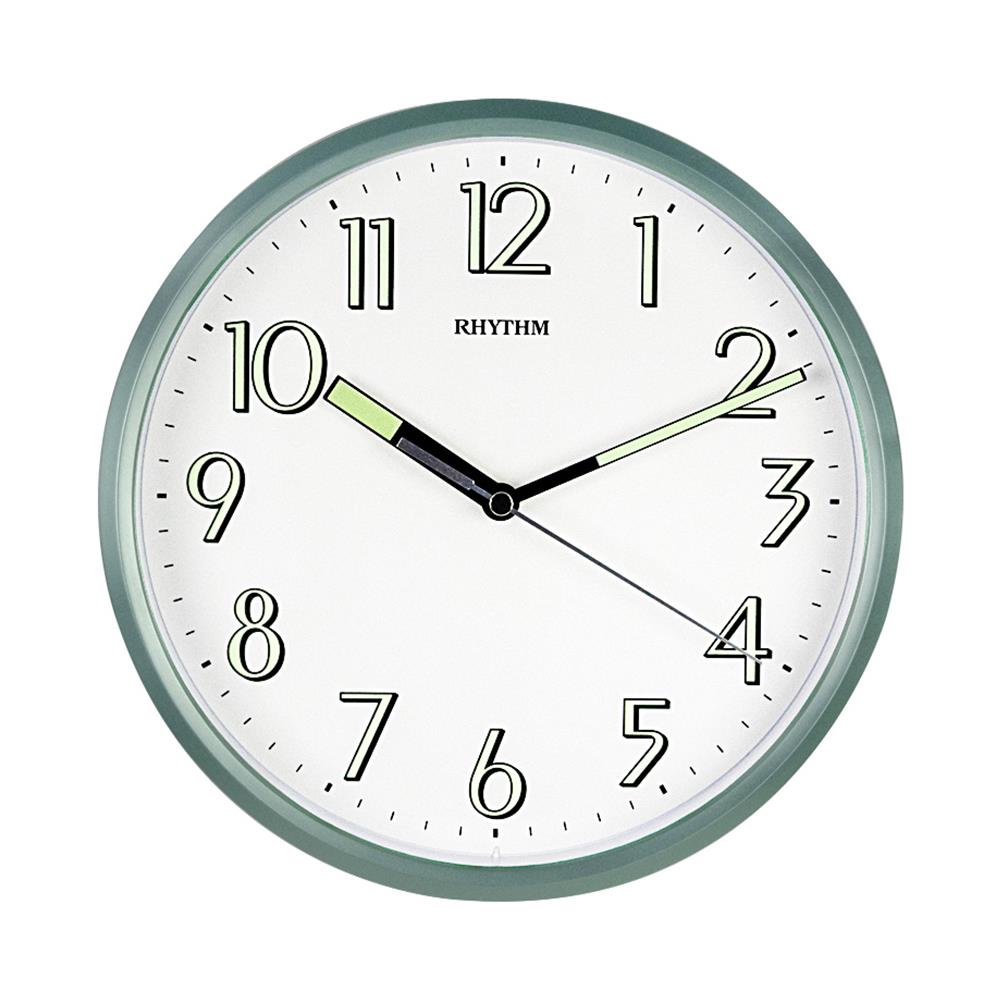 นาฬิกาแขวน RHYTHM CMG727NR05 9.4 นิ้ว สีเขียว