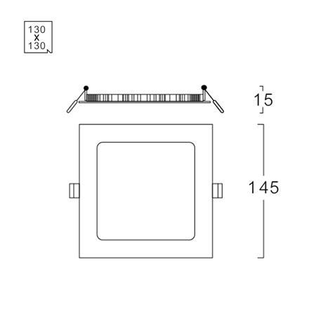 ดาวน์ไลท์ LED LUMAX 20-A0742 5 นิ้ว 9 วัตต์ COOL WHITE สีขาว_2