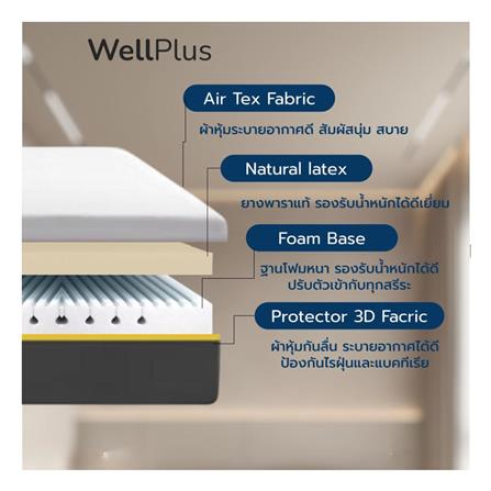 ที่นอน 3 ฟุต WELLPLUS AMELIA_3