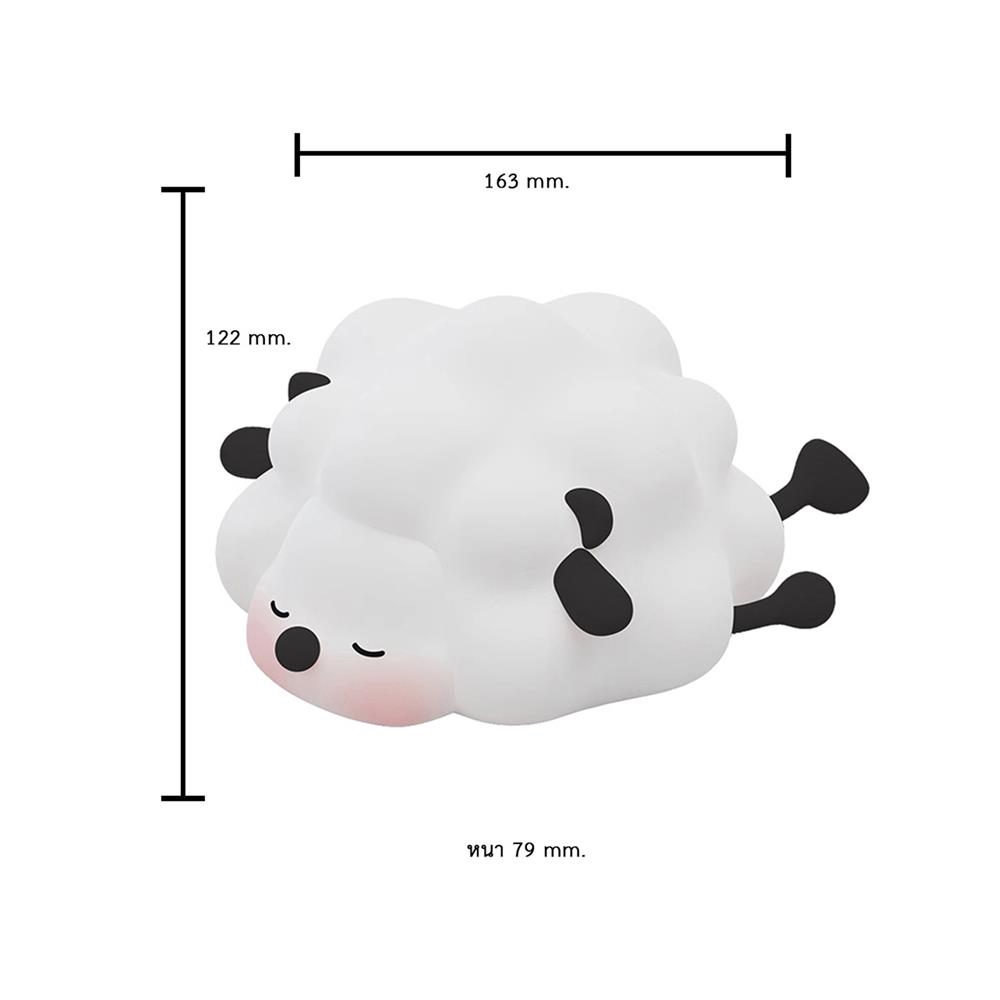 ไฟตั้งโต๊ะ LED MOFII SLEEPING SHEEP 0.5 วัตต์ สีขาว/ดำ
