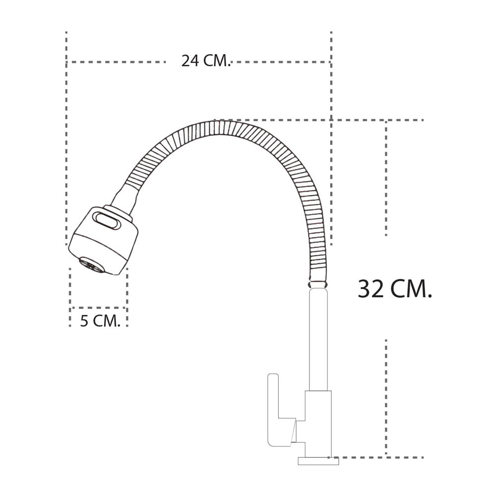 ก๊อกซิงค์เดี่ยวเคาน์เตอร์ DONMARK GL-1440