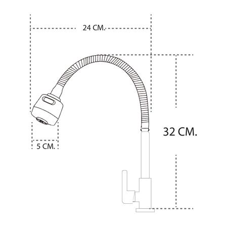 ก๊อกซิงค์เดี่ยวเคาน์เตอร์ DONMARK GL-1440_3