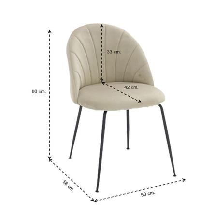 เก้าอี้ทานข้าว SB FURNITURE TENYA 19221321 สีน้ำตาล_7