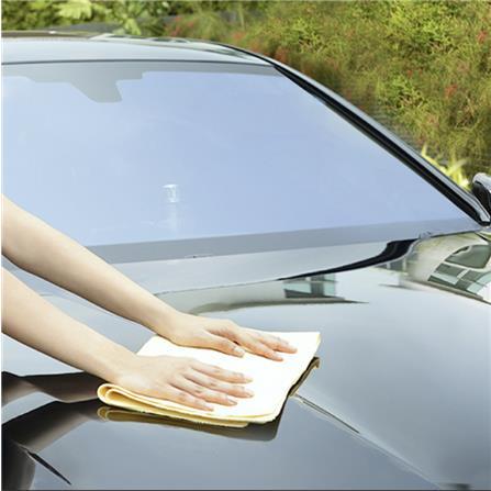 ผ้าชามัวร์ SUMO AUTO 3D 43X64X0.2 ซม. สีเหลือง_1