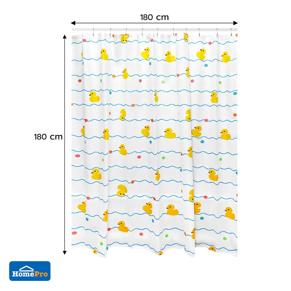 ม่านห้องน้ำ POLY MOYA ACS24388A 180X180 ซม.