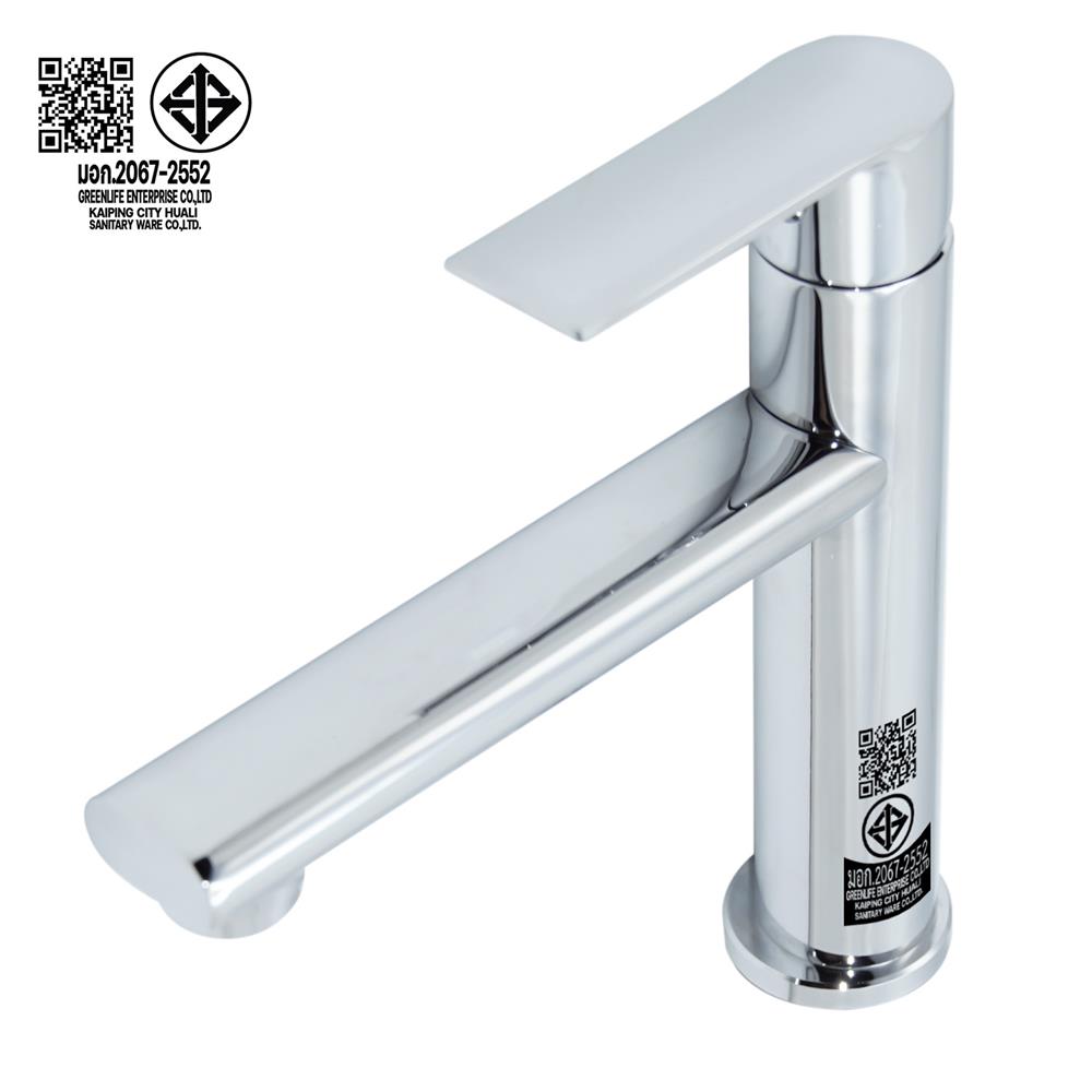 ก๊อกอ่างล้างหน้าเดี่ยว DONMARK GL-1441 สีเงิน