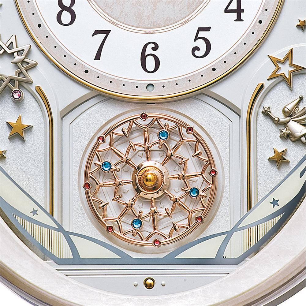 นาฬิกาแขวน SEIKO CLOCKS QXM370P 16.3X15.1 นิ้ว สีชมพู