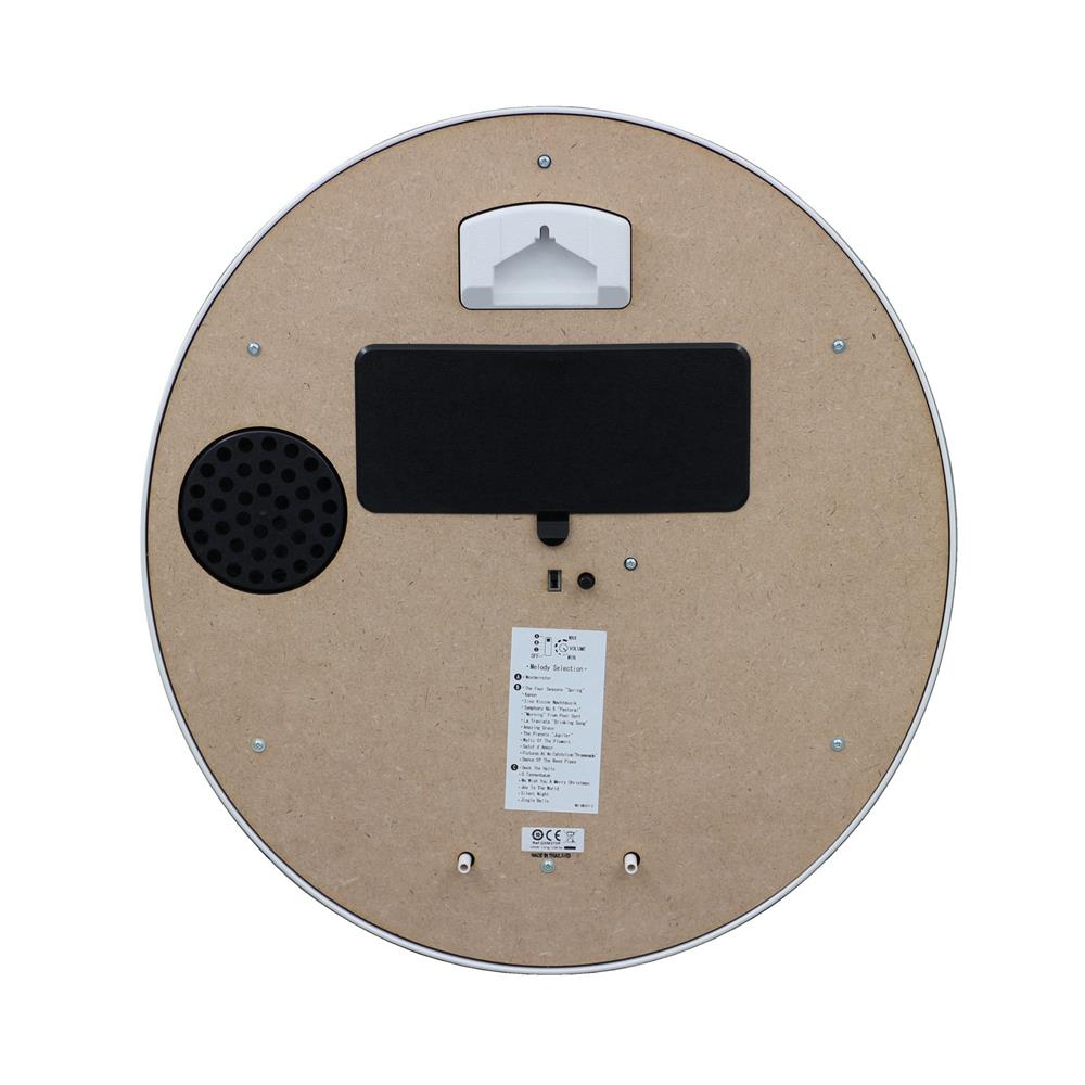 นาฬิกาแขวน SEIKO CLOCKS QXM370P 16.3X15.1 นิ้ว สีชมพู