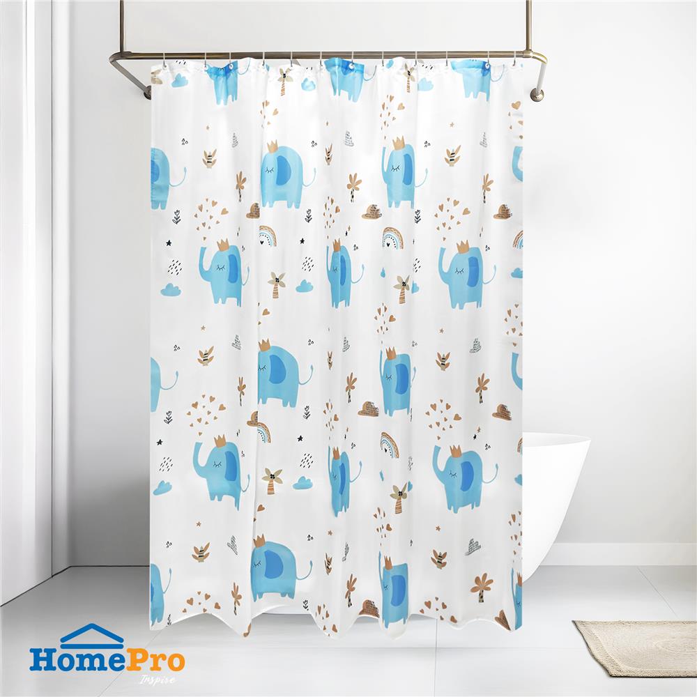 ม่านห้องน้ำ POLY MOYA ACS24389A 180X180 ซม.