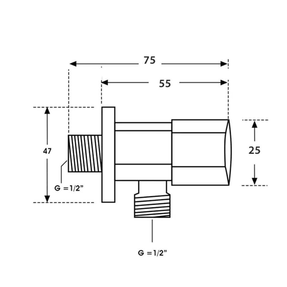 สต๊อปวาล์ว 1 ทาง DONMARK GL-2323