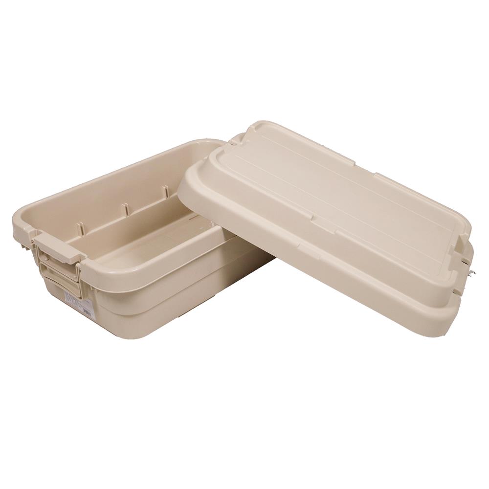 กล่องเก็บของอเนกประสงค์ SPRING 30 ลิตร สีเบจ