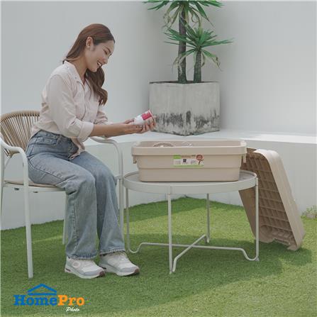 กล่องเก็บของอเนกประสงค์ SPRING 30 ลิตร สีเบจ_6