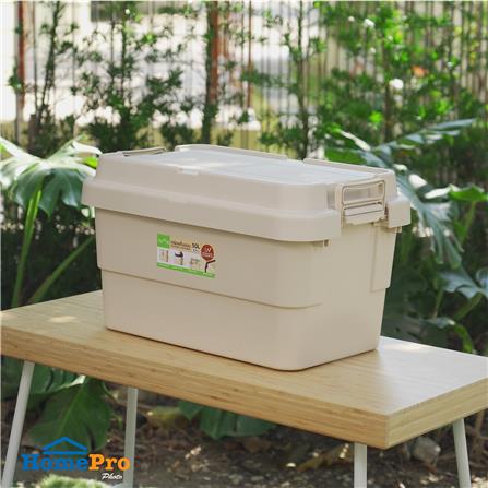 กล่องเก็บของอเนกประสงค์ SPRING 50 ลิตร สีเบจ_6