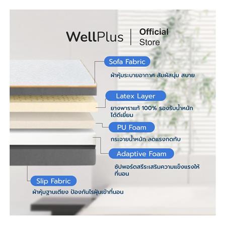 ที่นอน 3.5 ฟุต WELLPLUS ETHAN_2
