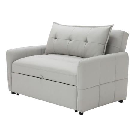 โซฟาเบด 2 ที่นั่ง SB FURNITURE UNNA PLUS 19236370 สีเทาอ่อน_1