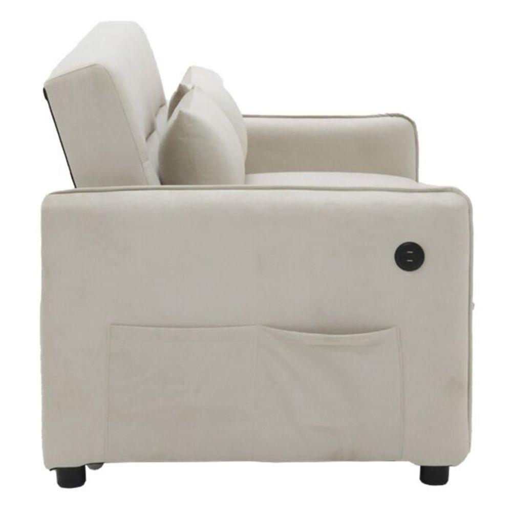 โซฟาเบด 2 ที่นั่ง SB FURNITURE BONDANIE 19234947 สีครีม