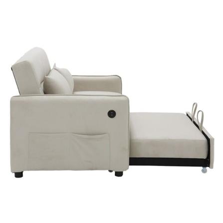 โซฟาเบด 2 ที่นั่ง SB FURNITURE BONDANIE 19234947 สีครีม_5