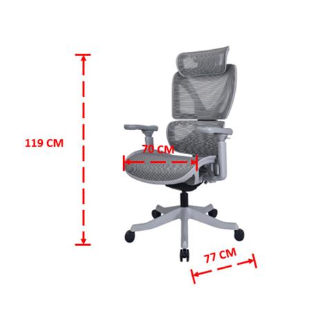เก้าอี้สำนักงาน ERGOTREND CROSS-GREY สีเทา_12