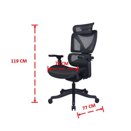 เก้าอี้สำนักงาน ERGOTREND CROSS-BLACK สีดำ_10