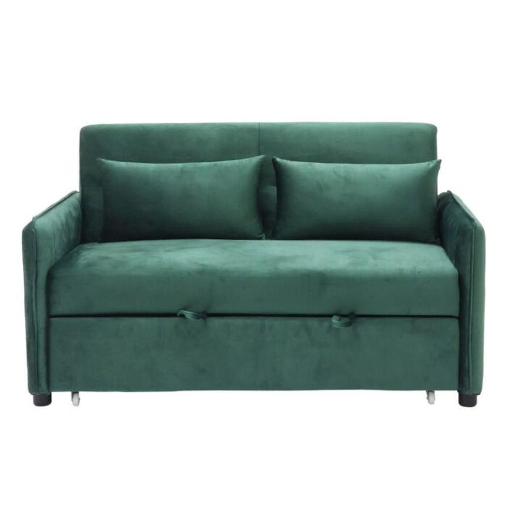 โซฟาเบด 2 ที่นั่ง SB FURNITURE BONDANIE 19234945 สีเขียว