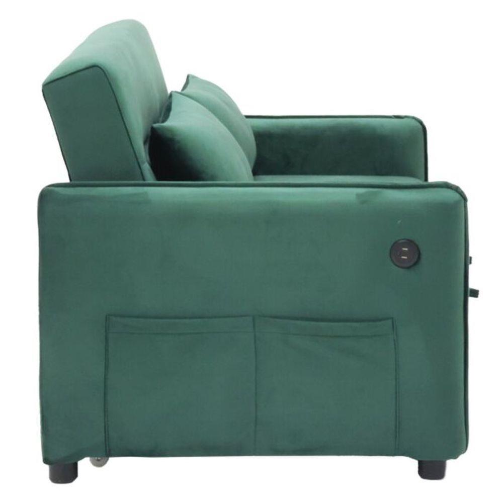 โซฟาเบด 2 ที่นั่ง SB FURNITURE BONDANIE 19234945 สีเขียว