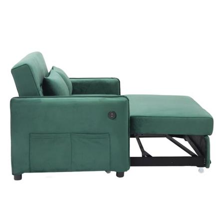 โซฟาเบด 2 ที่นั่ง SB FURNITURE BONDANIE 19234945 สีเขียว_4