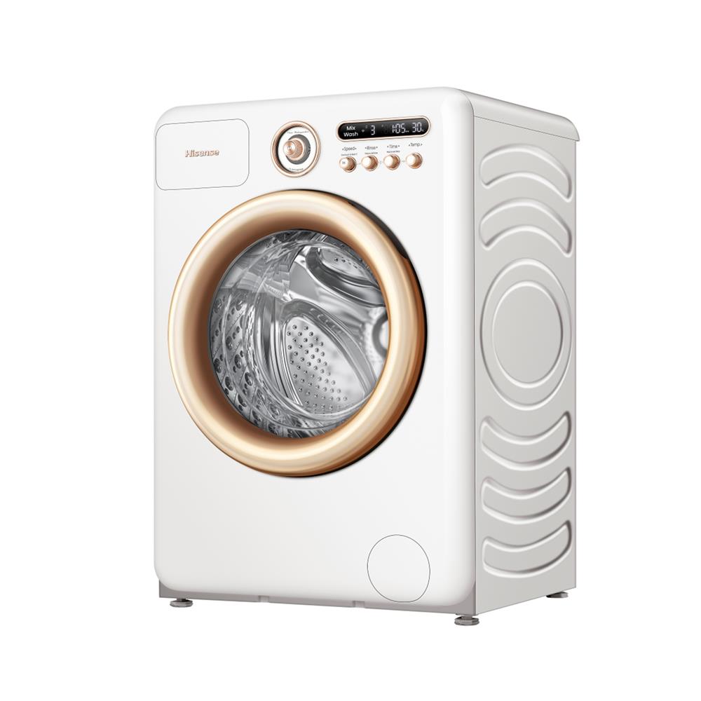 เครื่องซักผ้าฝาหน้า HISENSE WF105R5 10.5 กก. 1400 RPM อินเวอร์เตอร์ สีขาว