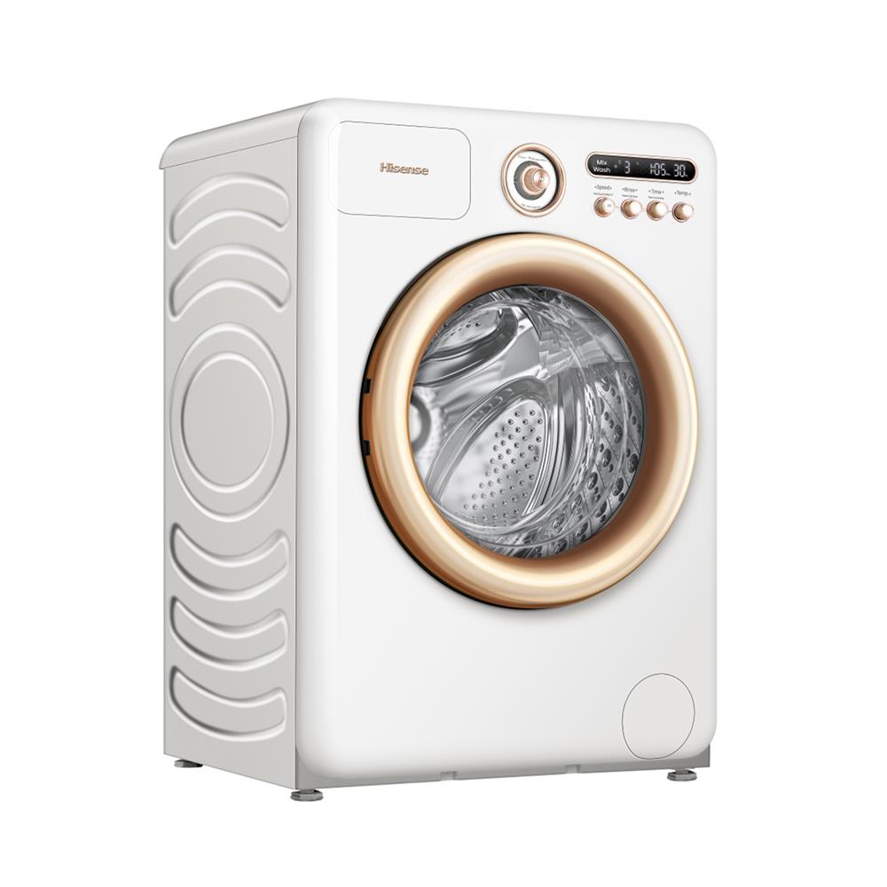 เครื่องซักผ้าฝาหน้า HISENSE WF105R5 10.5 กก. 1400 RPM อินเวอร์เตอร์ สีขาว