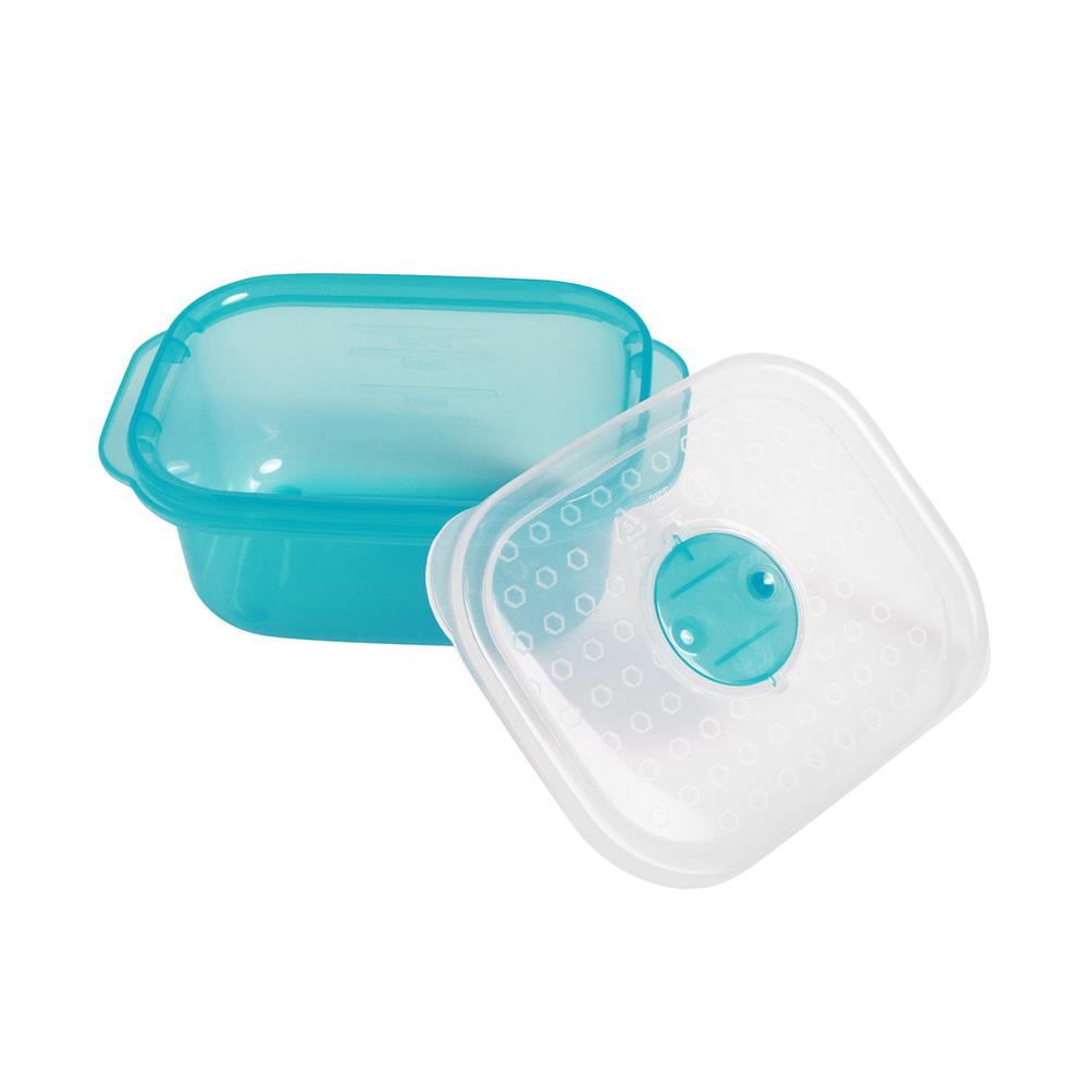 กล่องอาหารผืนผ้า KECH NYLA 0.375 ลิตร สีเทอร์ควอยซ์