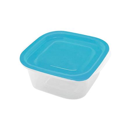 กล่องอาหารจัตุรัส KECH NICK 0.6 ลิตร สีเทอร์ควอยซ์ (แพ็ก 2 ชิ้น)_2