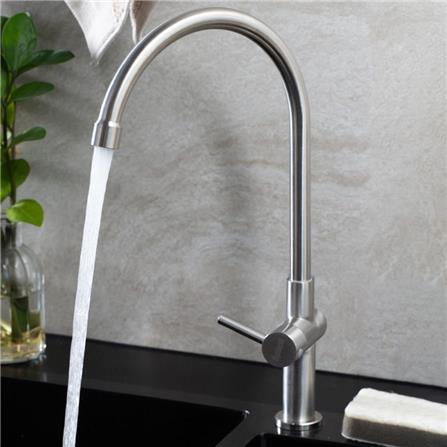 ก๊อกซิงค์เดี่ยวเคาน์เตอร์ RASLAND RA A11021-A892ST สีสเตนเลส_5